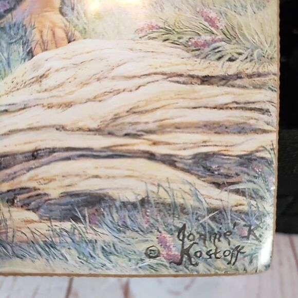 NEW Vintage 80s Jonnie Kostoff Native American Couple Print 8x10 Day Dreamers - Picture 3 of 7